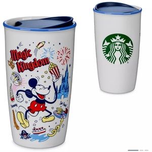 NWT Magic Kingdom Starbucks Disney Mickey Tumbler